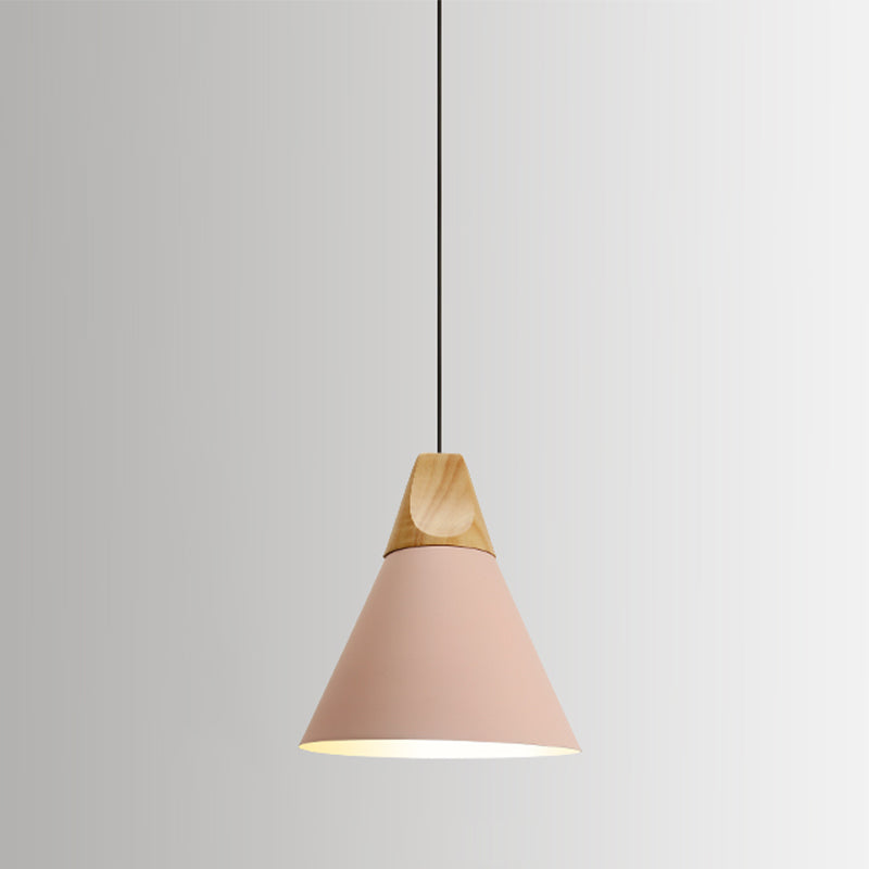 Contemporary Hanging Light Metal Shade Pendent Lighting Fixture for Sitting Room