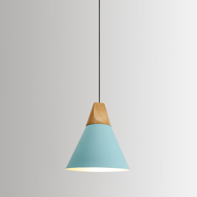 Contemporary Hanging Light Metal Shade Pendent Lighting Fixture for Sitting Room