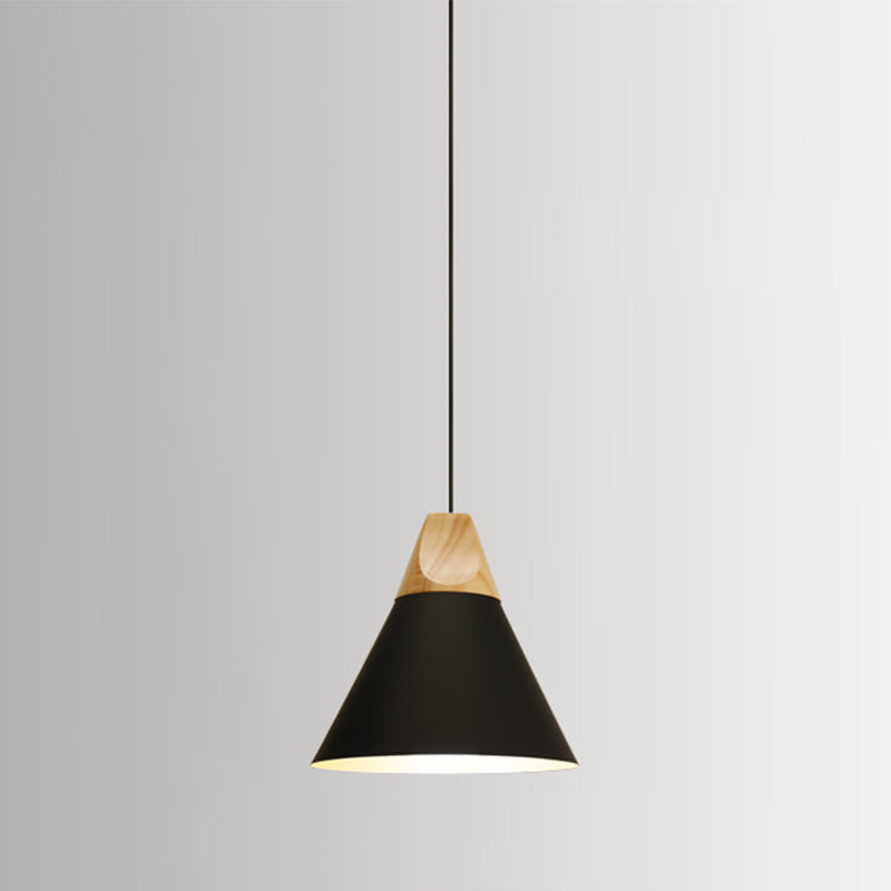 Contemporary Hanging Light Metal Shade Pendent Lighting Fixture for Sitting Room