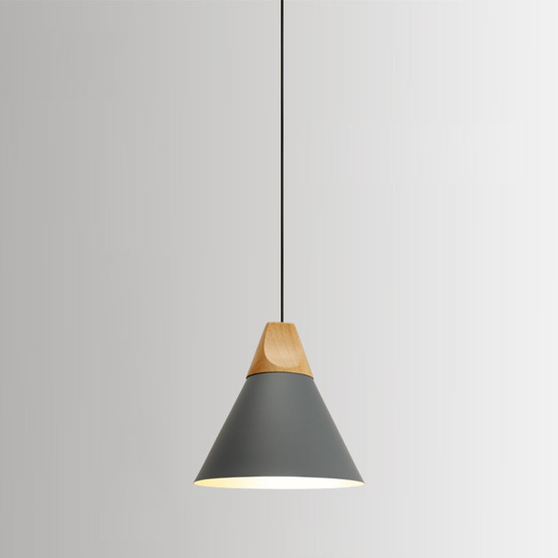 Contemporary Hanging Light Metal Shade Pendent Lighting Fixture for Sitting Room