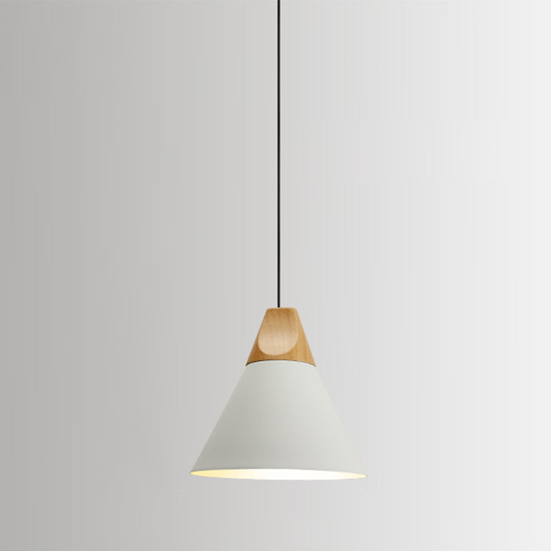 Contemporary Hanging Light Metal Shade Pendent Lighting Fixture for Sitting Room