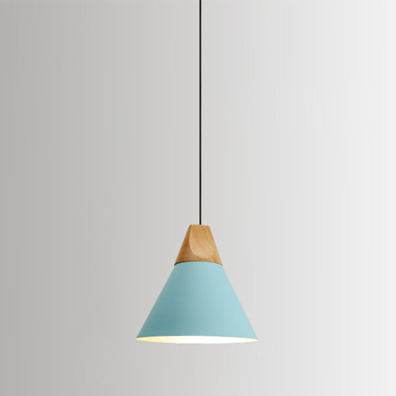 Contemporary Hanging Light Metal Shade Pendent Lighting Fixture for Sitting Room