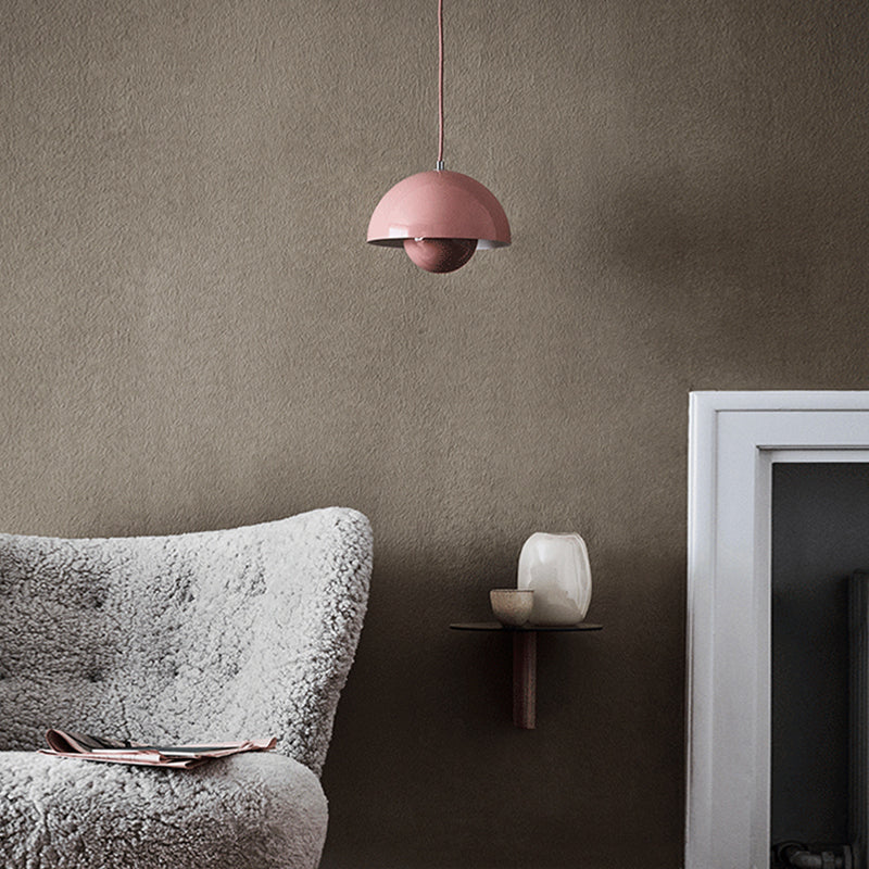 Modern Style Hanging Light Colorful Metal Shade Pendent Lighting Fixture for Dining Room