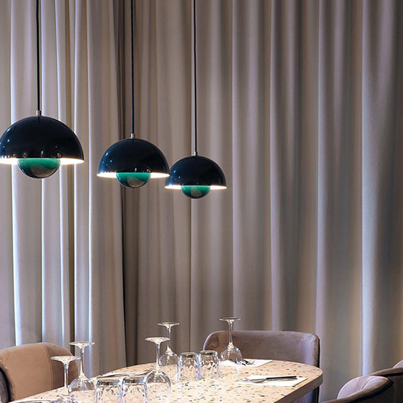 Modern Style Hanging Light Colorful Metal Shade Pendent Lighting Fixture for Dining Room
