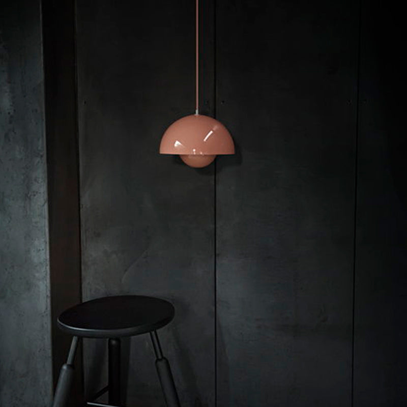 Modern Style Hanging Light Colorful Metal Shade Pendent Lighting Fixture for Dining Room