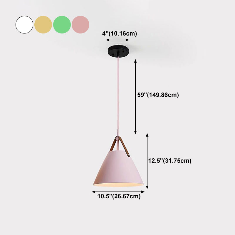 Modern Hanging Light Metal Shade Pendent Lighting Fixture for Dining Room