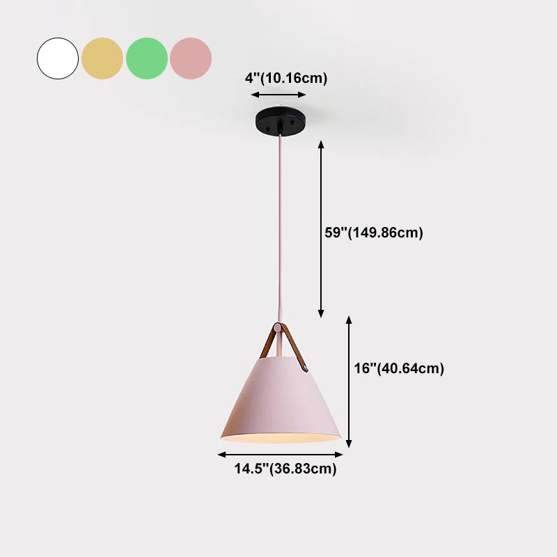 Modern Hanging Light Metal Shade Pendent Lighting Fixture for Dining Room