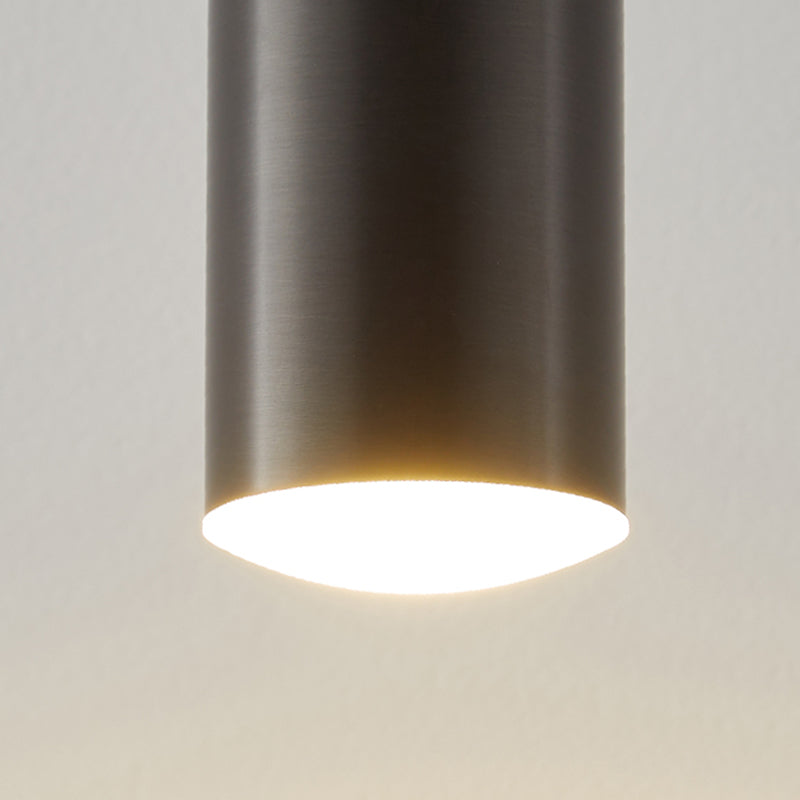 Metal Linear Hanging Lights Modern Style Hanging Mount Fixture for Living Room