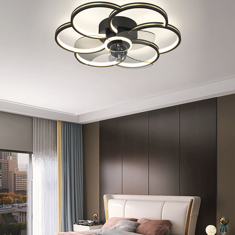 Luci ventilatori a soffitto geometrico in metallo MODERNO MODERNA LUCIFICA