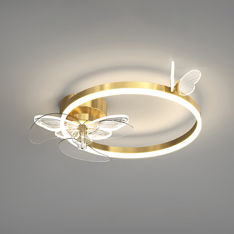 Luci ventilatori a soffitto geometrico in metallo MODERNO MODERNA LUCIFICA