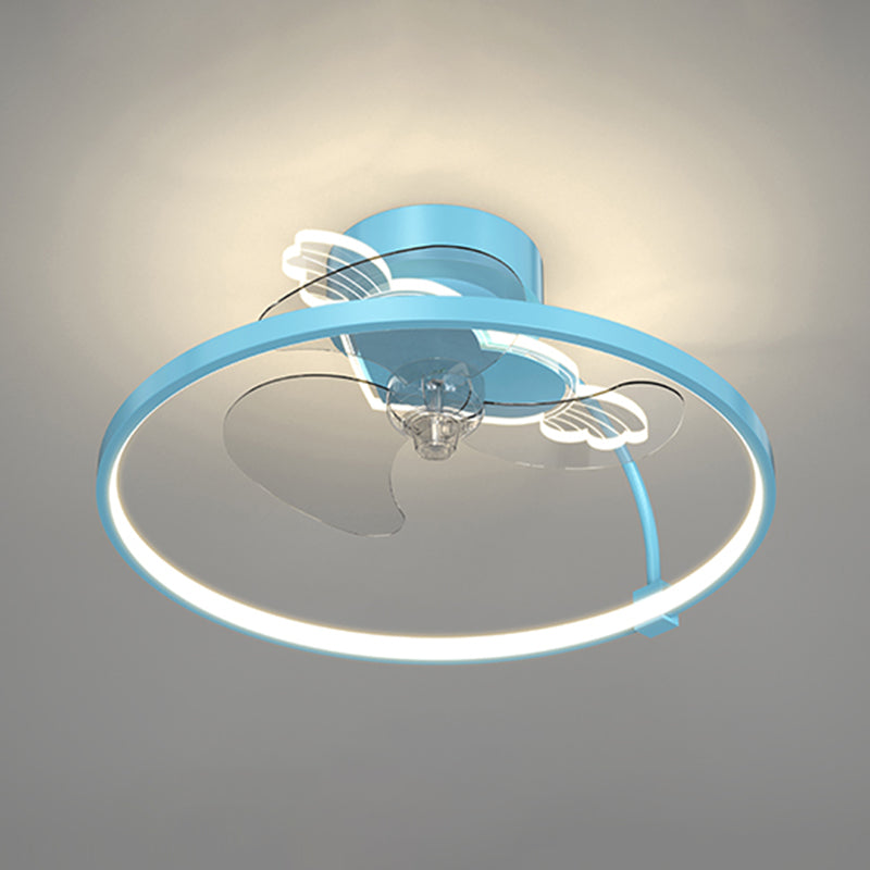 Luci ventilatori a soffitto geometrico in metallo MODERNO MODERNA LUCIFICA
