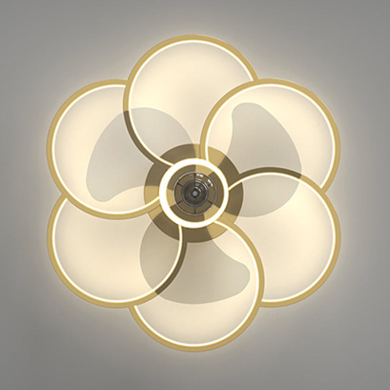 Luci ventilatori a soffitto geometrico in metallo MODERNO MODERNA LUCIFICA