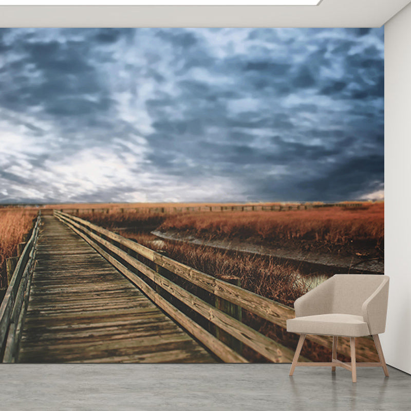 Photography Stain Resistant Wallpaper Outdoor Path Living Room Wall Mural