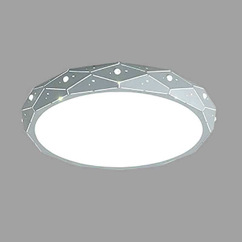 Minimalistische LED flush mount plafond Licht creatieve kleurrijke plafond lamp met acryl schaduw