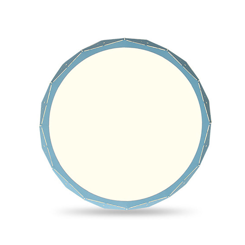 Minimalistische LED flush mount plafond Licht creatieve kleurrijke plafond lamp met acryl schaduw