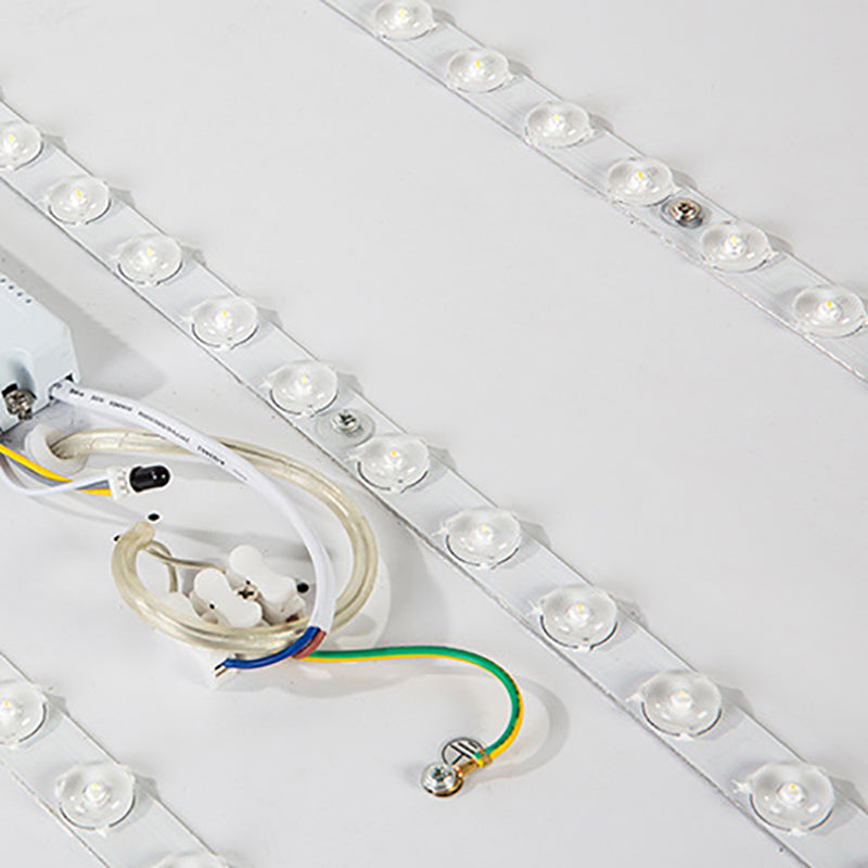 Minimalistische LED flush mount plafond Licht creatieve kleurrijke plafond lamp met acryl schaduw