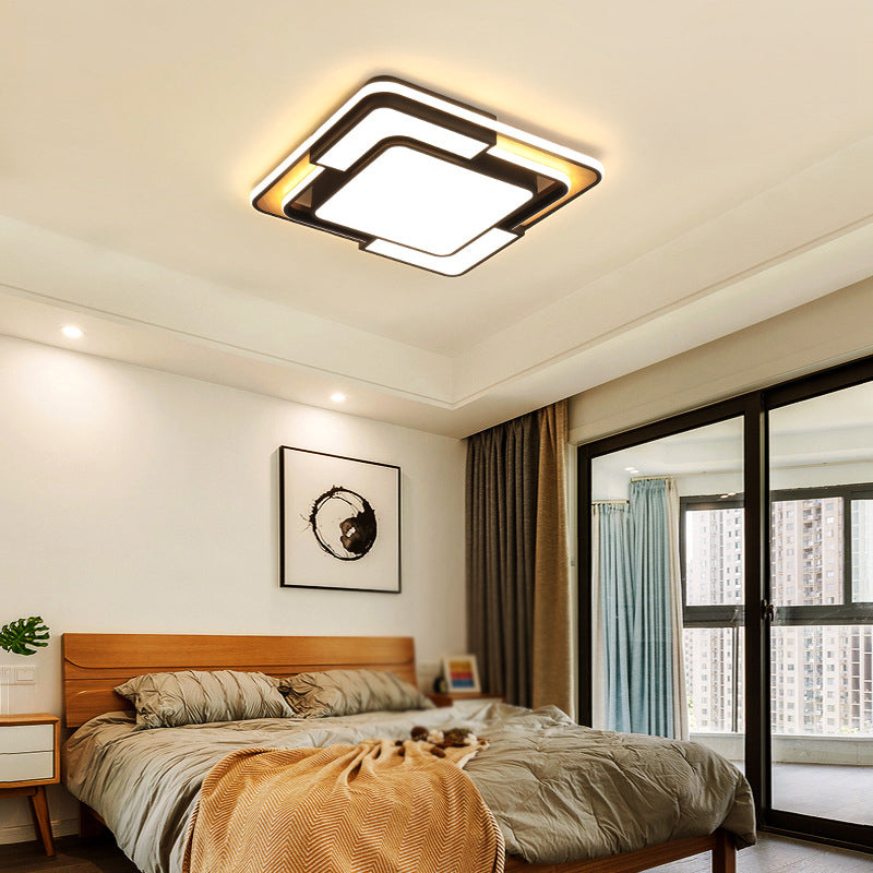 Nordic Simple Flush Ceiling Light Geometric LED Flush Mount Lighting