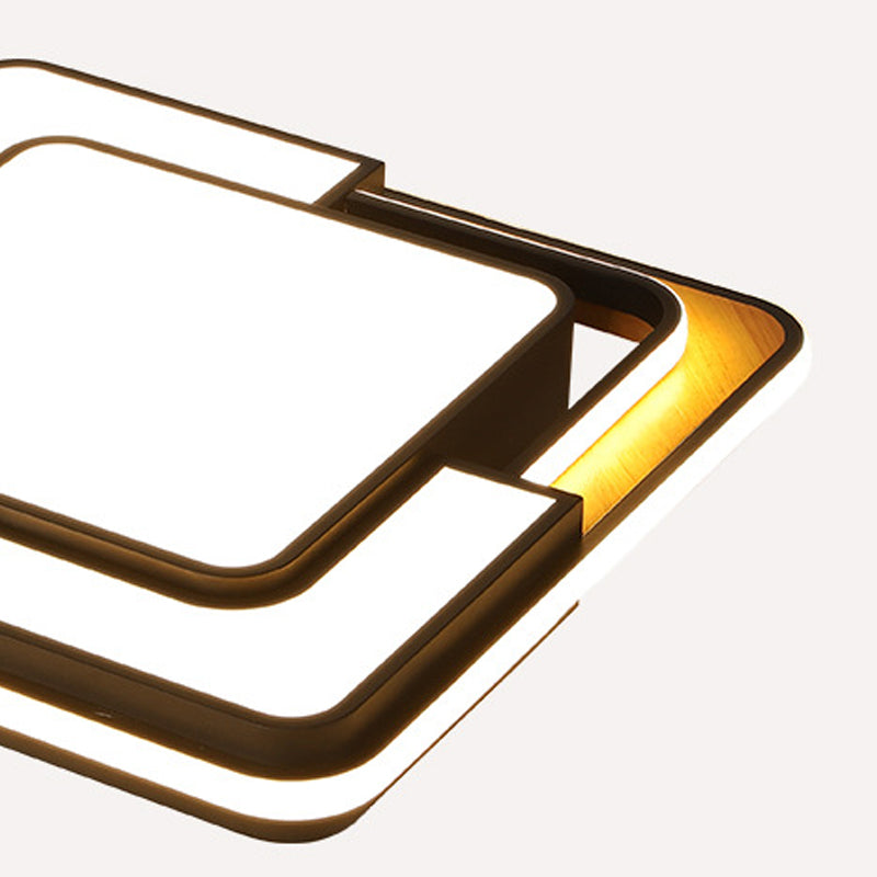 Nordic Simple Flush Ceiling Light Geometric LED Flush Mount Lighting