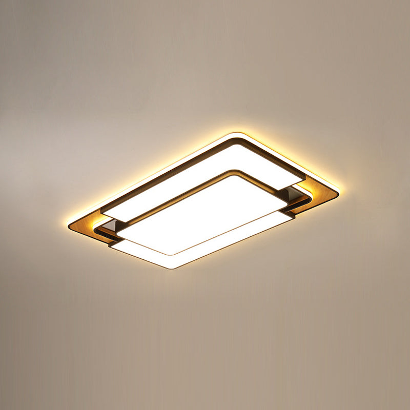 Nordic Simple Flush Ceiling Light Geometric LED Flush Mount Lighting