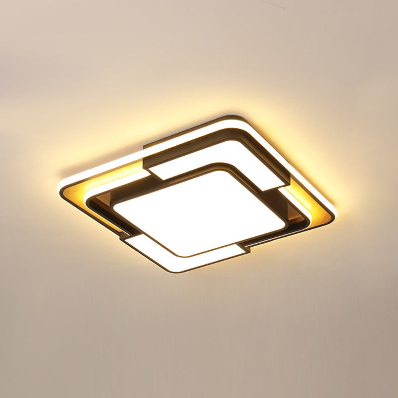 Nordic Simple Flush Ceiling Light Geometric LED Flush Mount Lighting