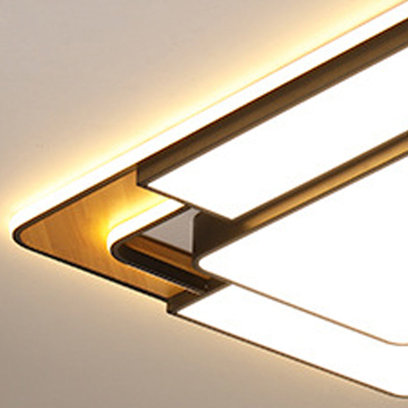 Nordic Simple Flush Ceiling Light Geometric LED Flush Mount Lighting