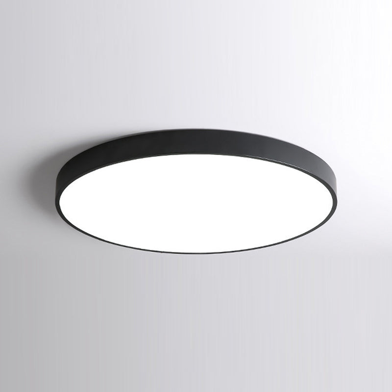 Plafonnier LED rond Simple et nordique, éclairage encastré pour chambre à coucher