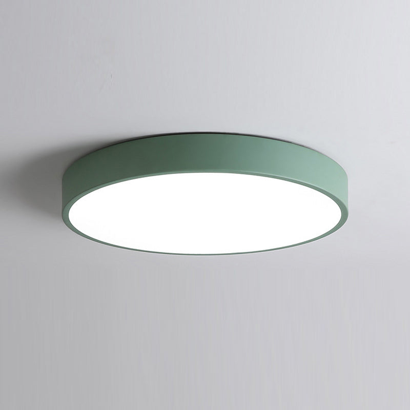 Plafonnier LED rond Simple et nordique, éclairage encastré pour chambre à coucher