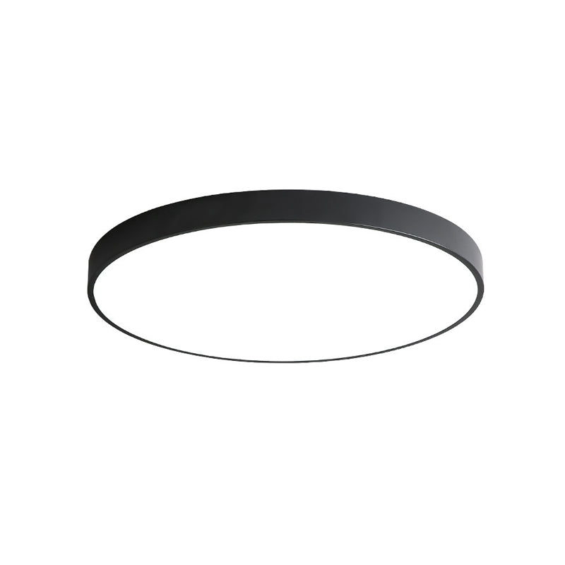 Plafonnier LED rond Simple et nordique, éclairage encastré pour chambre à coucher