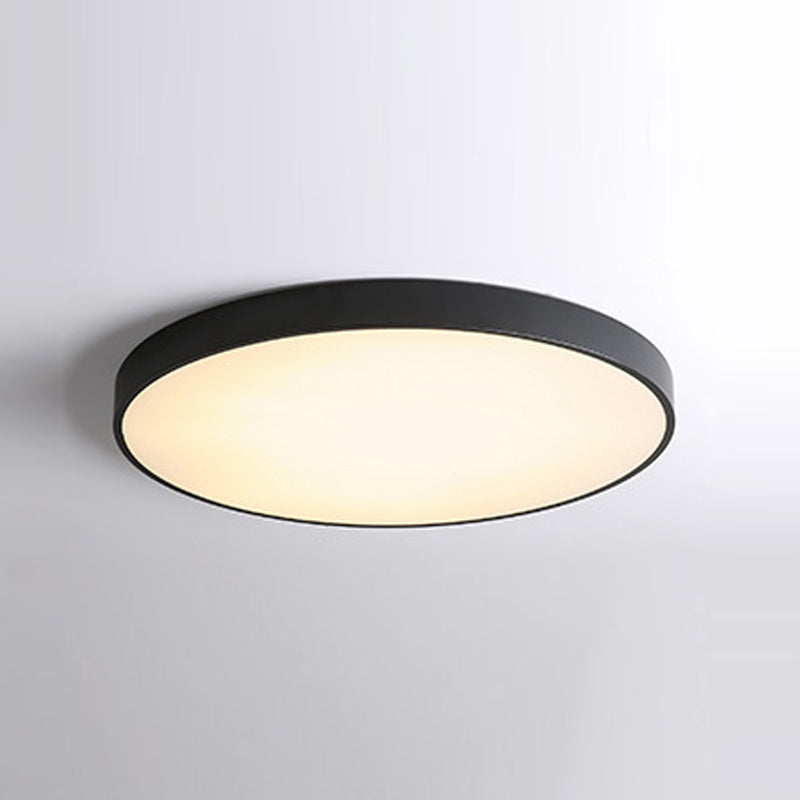 Plafonnier LED rond Simple et nordique, éclairage encastré pour chambre à coucher