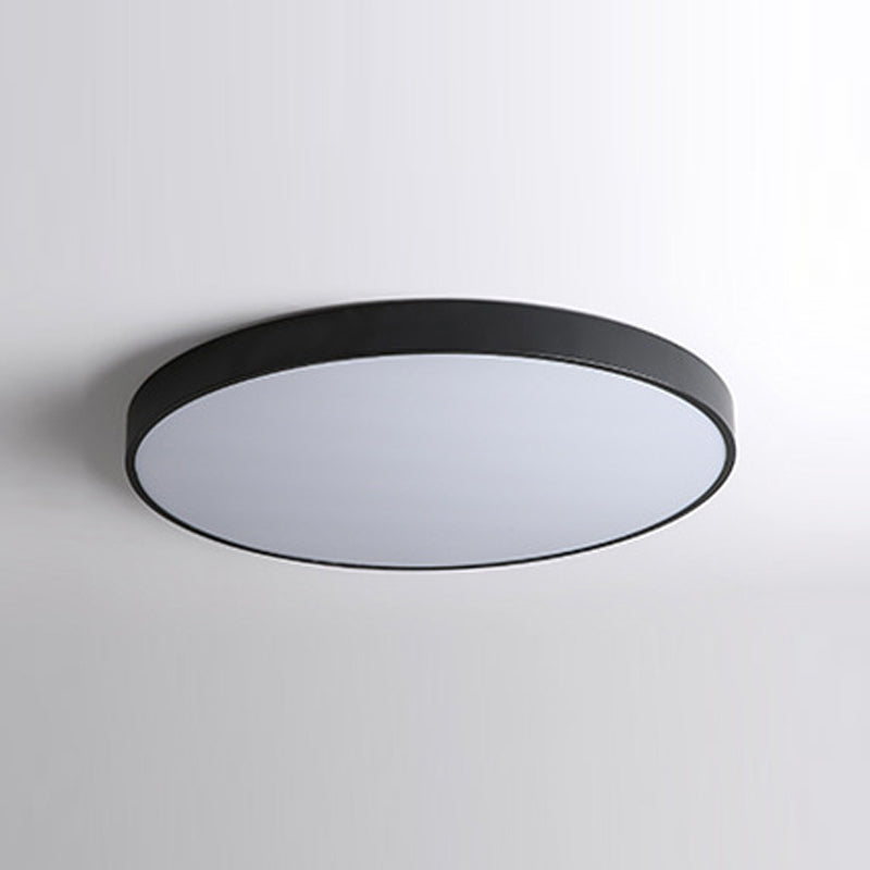 Plafonnier LED rond Simple et nordique, éclairage encastré pour chambre à coucher