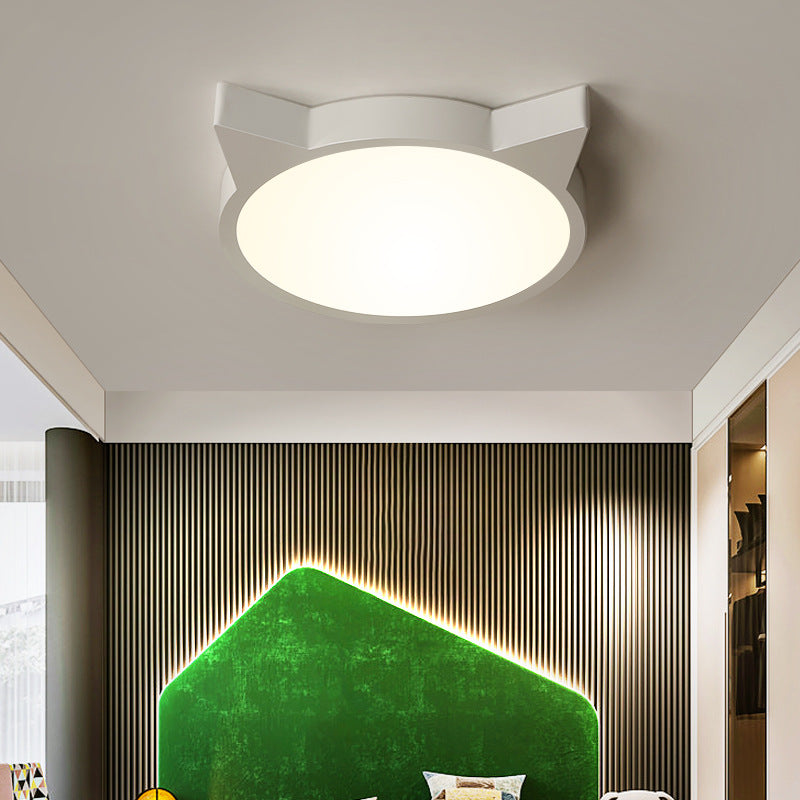 Nordic Simple Ceiling Light Metal LED Flush Mount Lighting for Bedroom