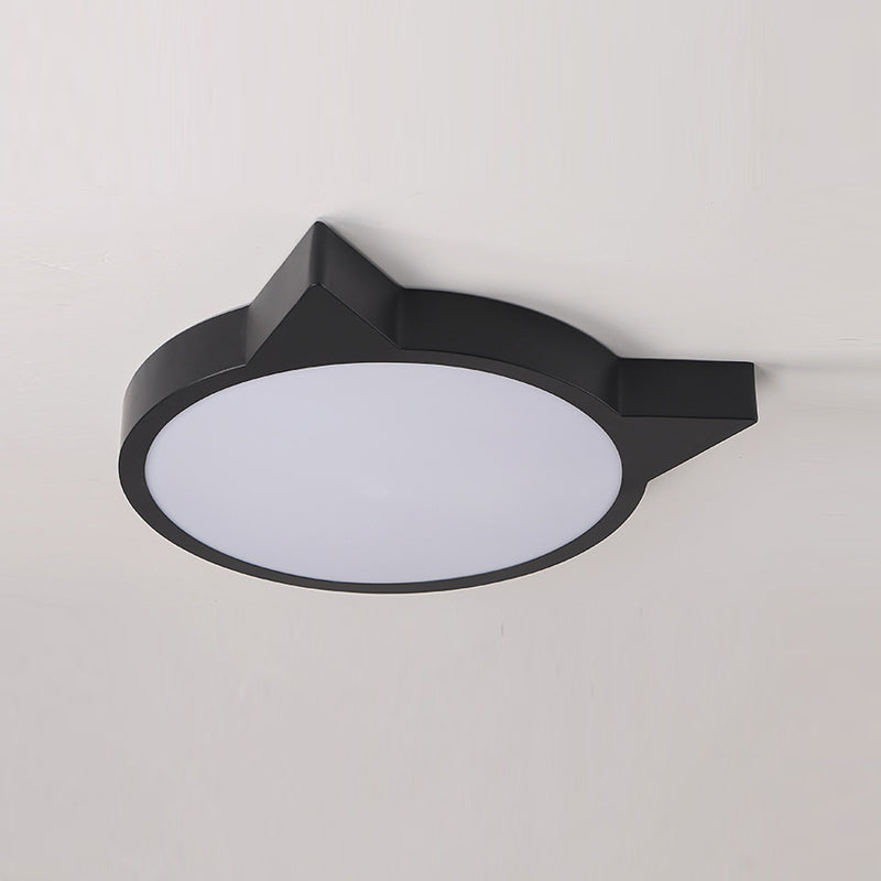 Nordic Simple Ceiling Light Metal LED Flush Mount Lighting for Bedroom