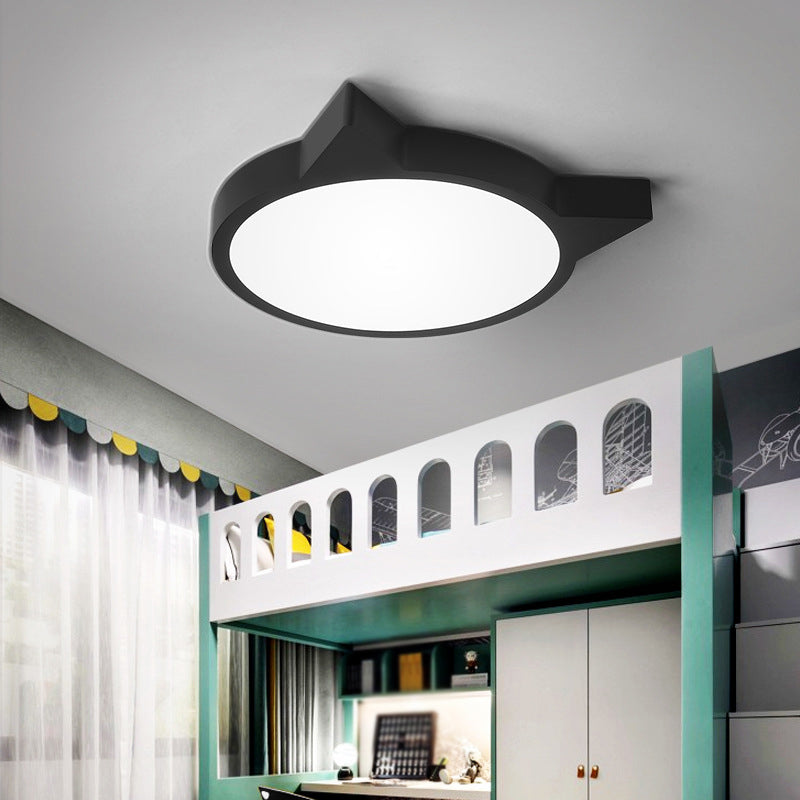 Nordic Simple Ceiling Light Metal LED Flush Mount Lighting for Bedroom