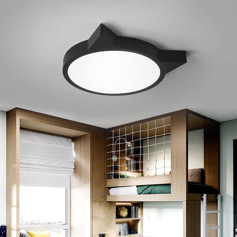 Nordic Simple Ceiling Light Metal LED Flush Mount Lighting for Bedroom