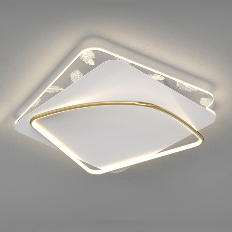 Plafonnier 2 lumières plafonnier moderne en métal pour restaurant