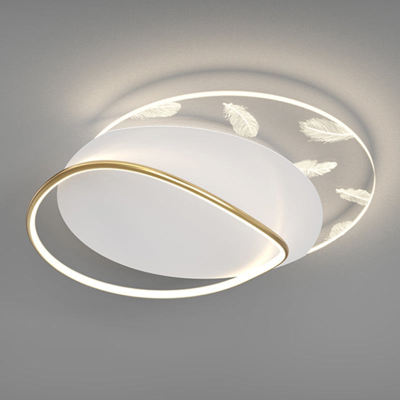 Plafonnier 2 lumières plafonnier moderne en métal pour restaurant