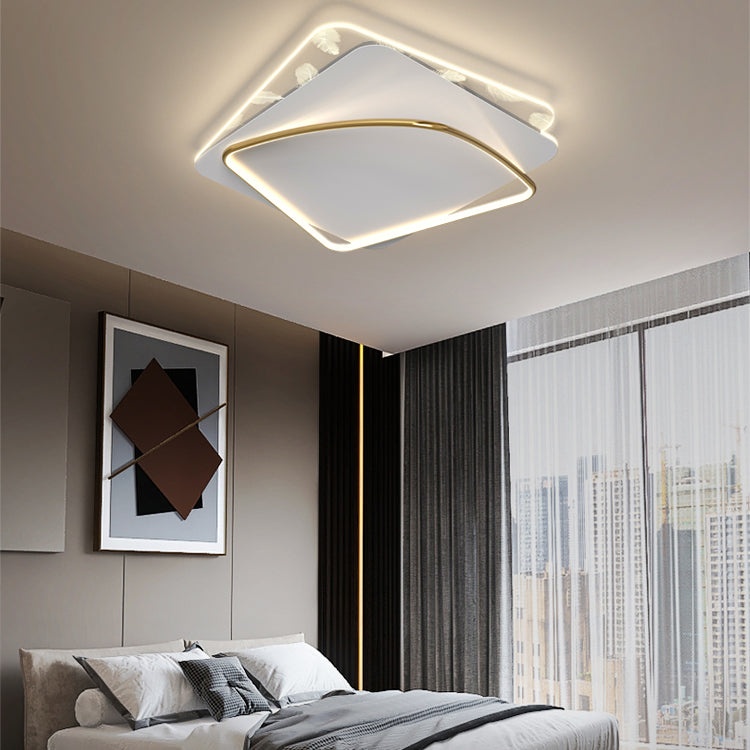 2 Light Ceiling Lamp Modern Style Metal Ceiling Lighting for Dining Room