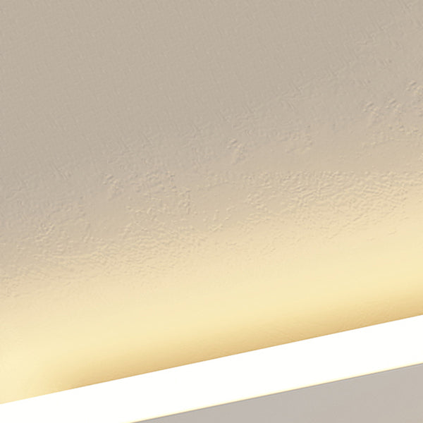 2 Light Square Ceiling Lamp Modern Style Metal Ceiling Lighting for Living Room