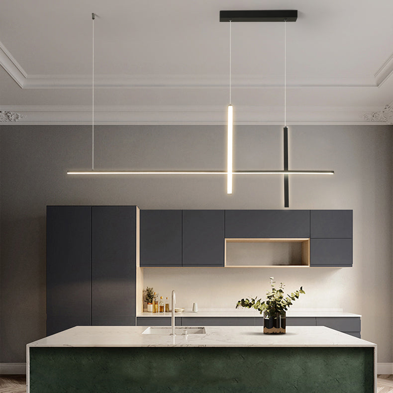 Zeitgenössische Inseln Leichte Einfachheit hängende Beleuchtung für Wohnzimmer