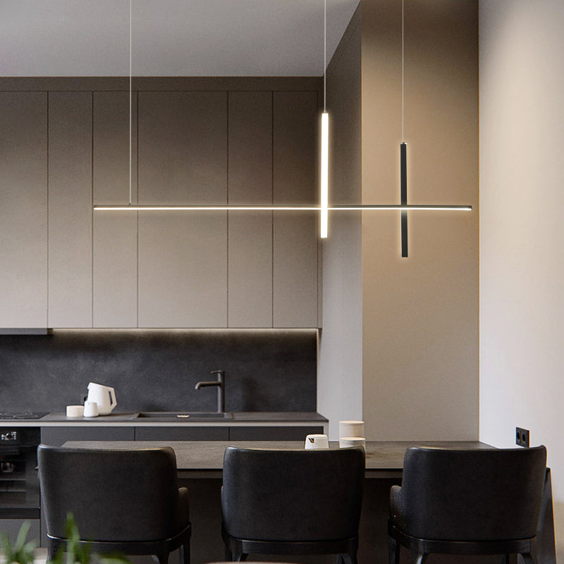 Zeitgenössische Inseln Leichte Einfachheit hängende Beleuchtung für Wohnzimmer