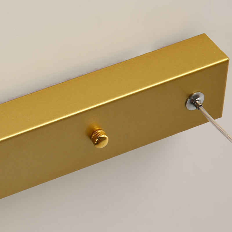 Luces de isla de forma lineal Meta Meta Two Light Lighting Accesorios de iluminación