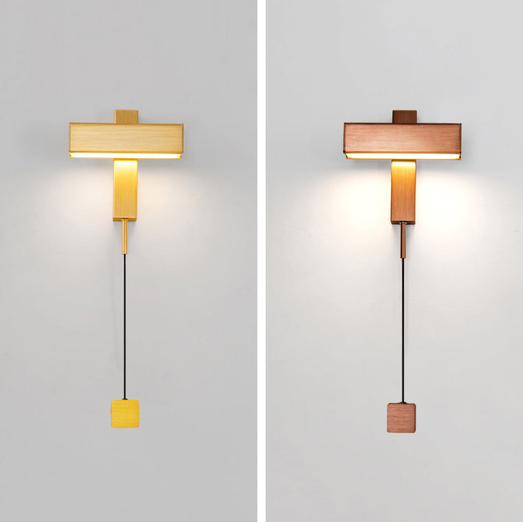 Luz de aluminio nórdica luz geométrica rotatable LED pared apliques para sala de estar