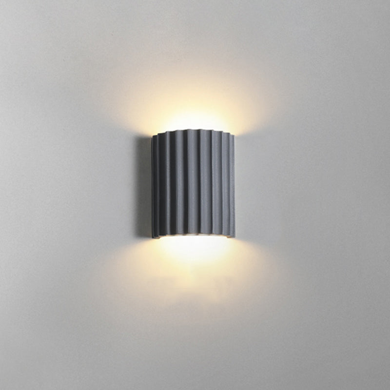 Nordic Resin Wall Light Colorful Geometric 2 Lights Wall Sconce for Living Room