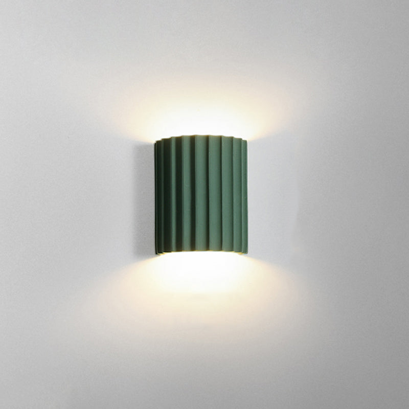 Nordic Resin Wall Light Colorful Geometric 2 Lights Wall Sconce for Living Room