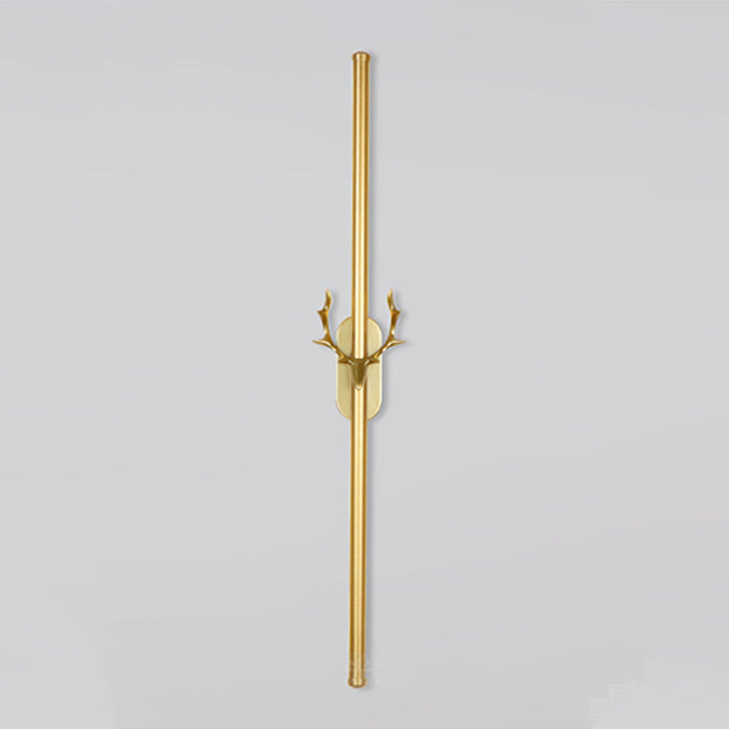 Obelle linéaire Mall Murce Style moderne 1 Light Mur Mur Mount luminaire en or