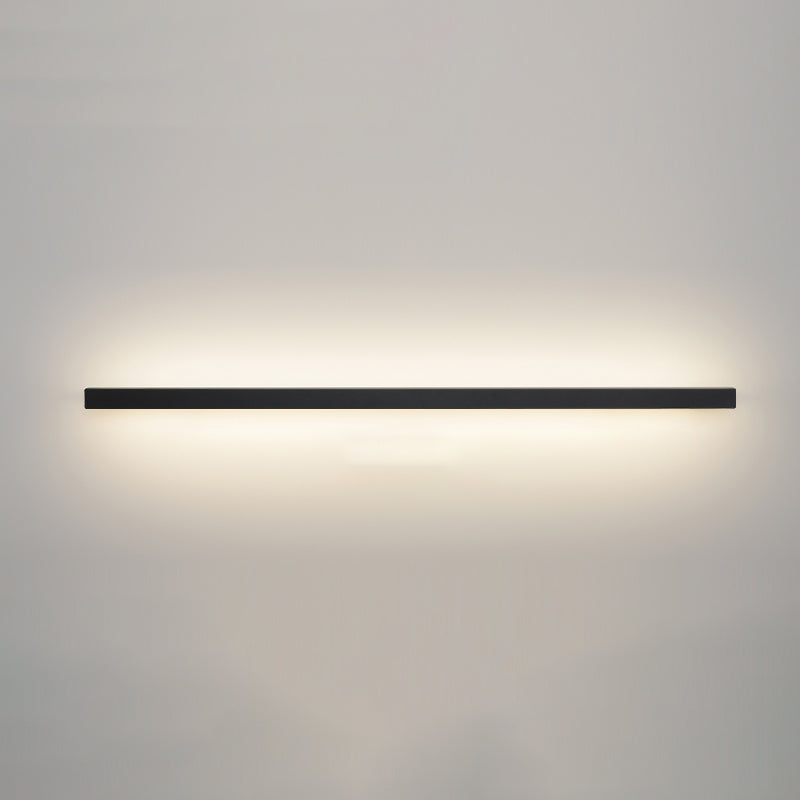 Éclairage de mur en métal linéaire