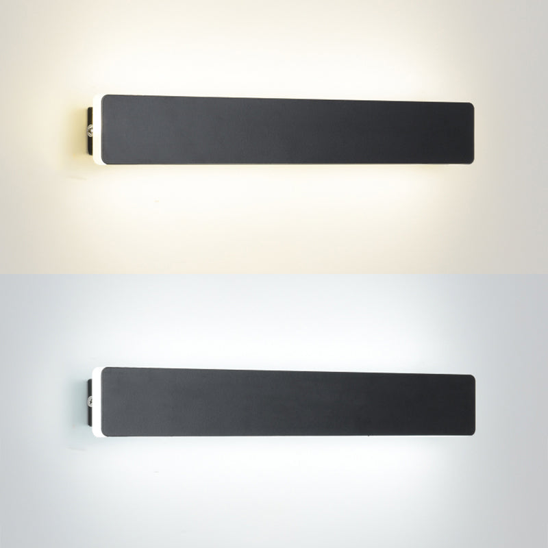 Éclairage de mur en métal linéaire