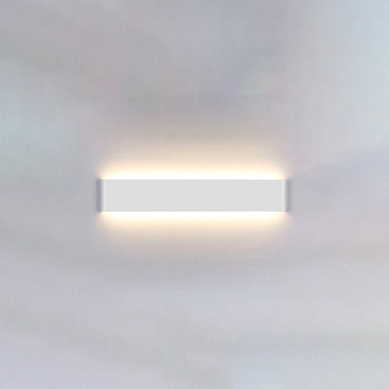 1 Light Metal Wall Sconce Modern Style Linear Shade Wall Mounted Lighting