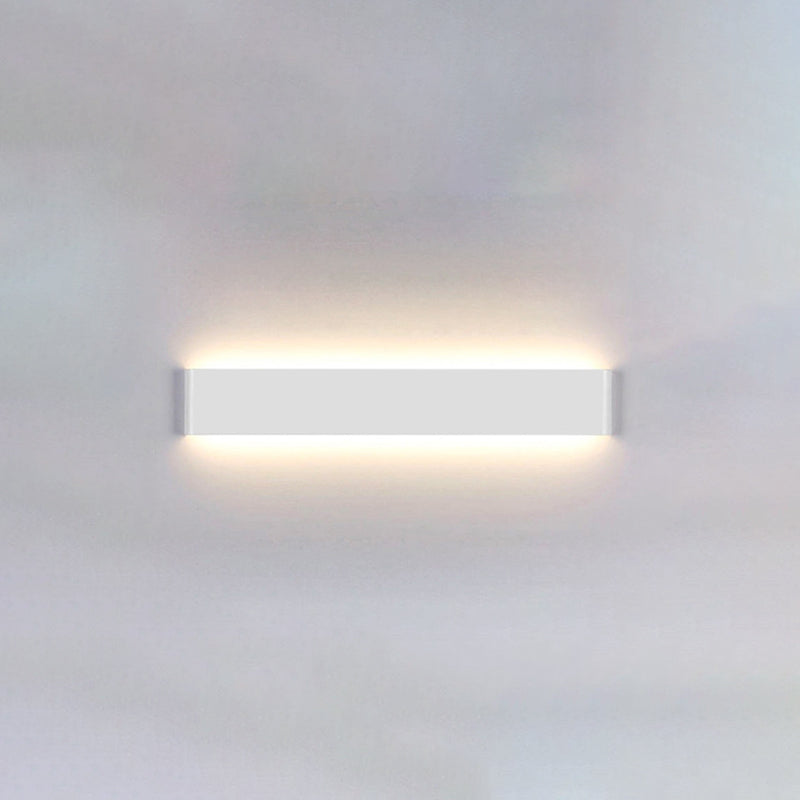 1 Light Metal Wall Sconce Modern Style Linear Shade Wall Mounted Lighting