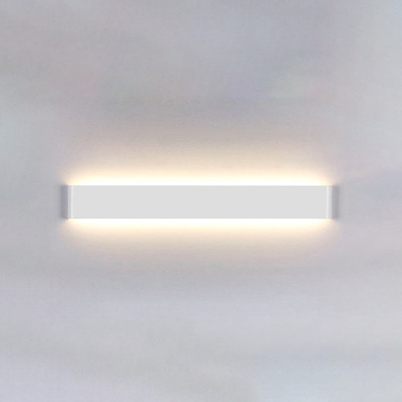 1 Light Metal Wall Sconce Modern Style Linear Shade Wall Mounted Lighting